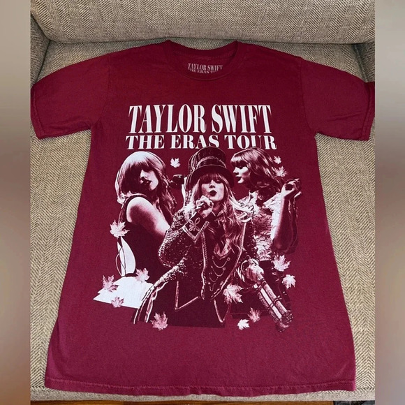 2023 Taylor Swift The Eras Tour Concert Short Sleeve Unisex Cotton T-Shirt Small - Picture 2 of 10